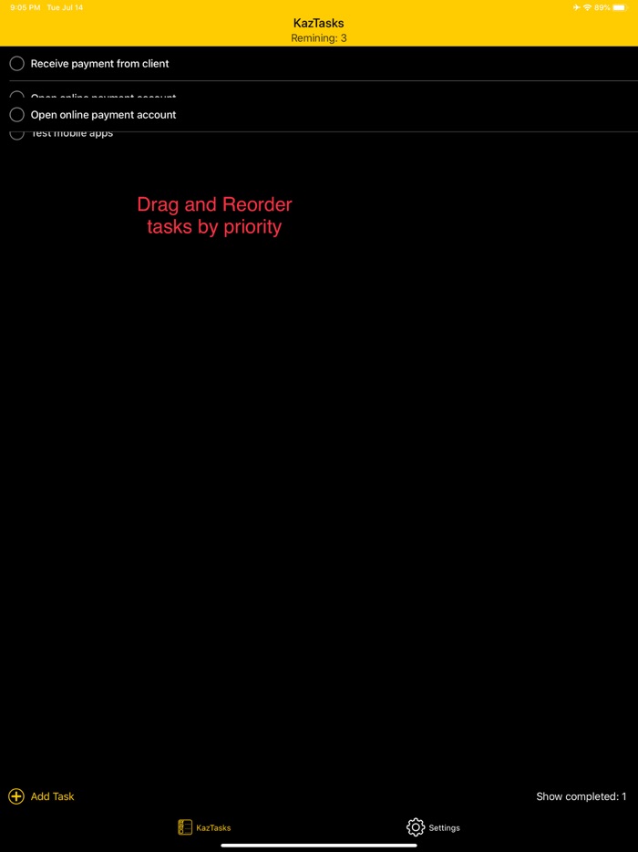 KazTasks - Secure Tasks