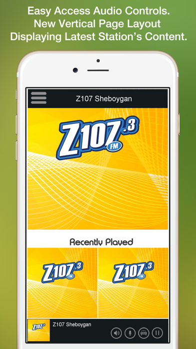 Z107 Sheboygan screenshot 2