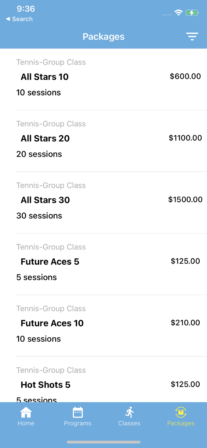 CHARLOTTE INDOOR TENNIS