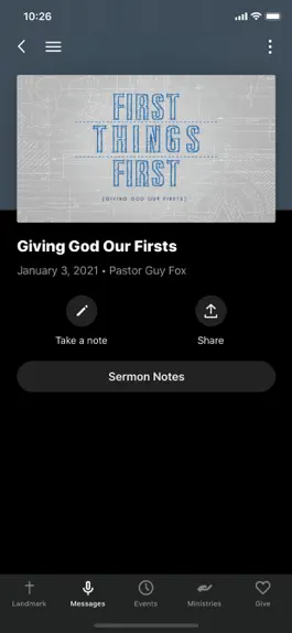 Game screenshot Landmark Church App hack
