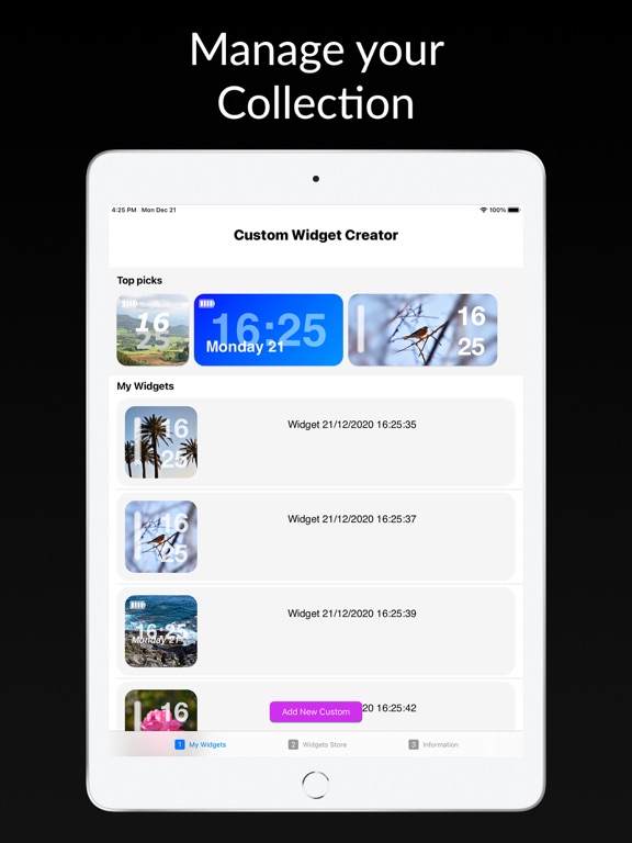 Custom Widget Creator screenshot 3