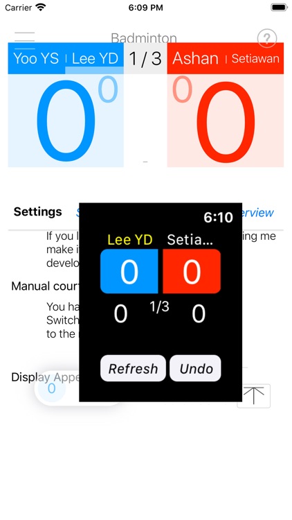 Badminton Scoreboard screenshot-5