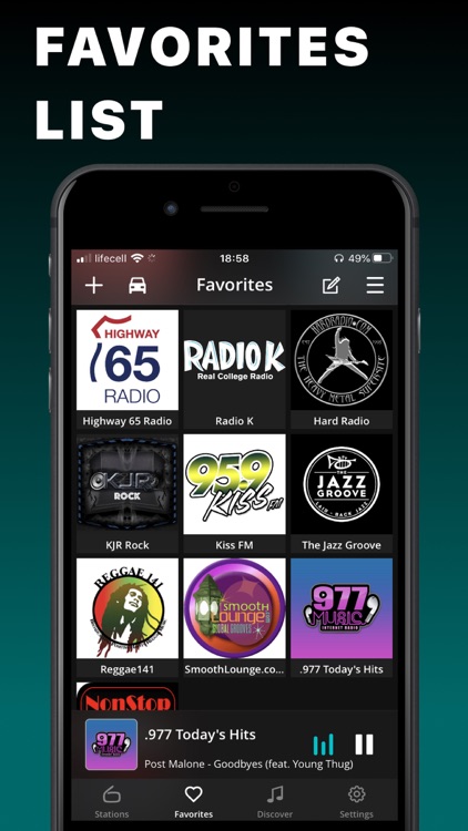 FM Radio Tuner live Player app screenshot-3