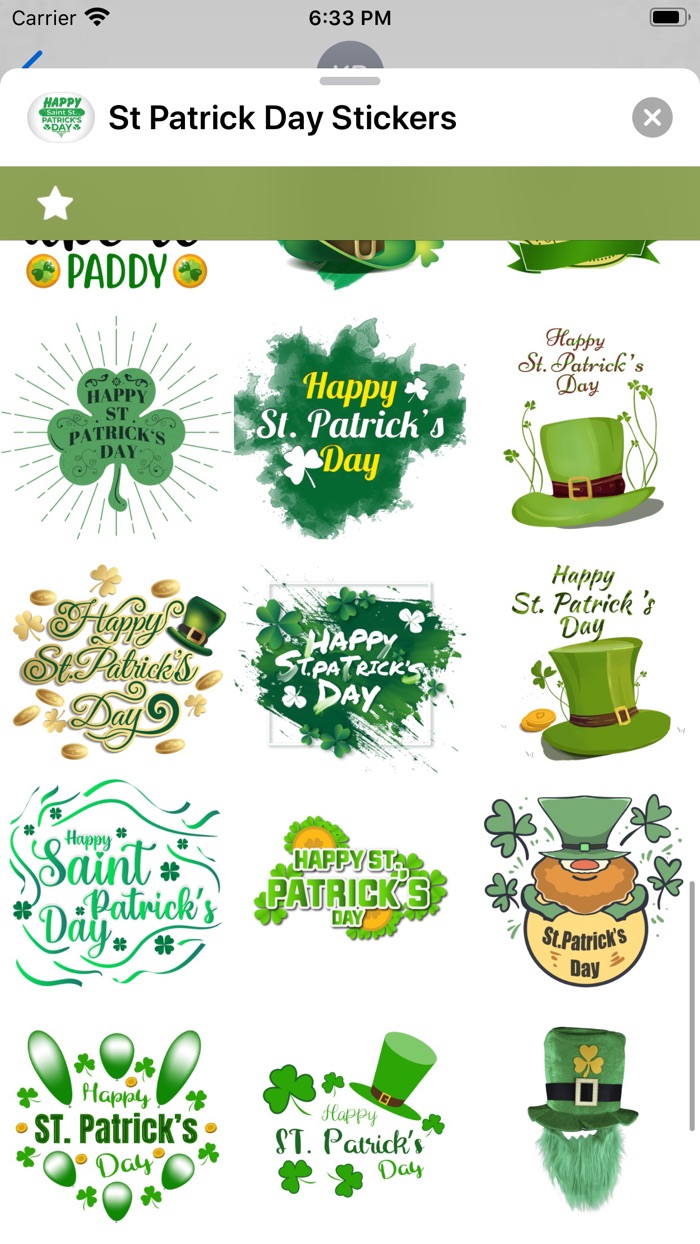 St Patrick Day Stickers