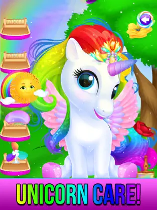 Captura de Pantalla 9 Rainbow Unicorn Candy Salon iphone