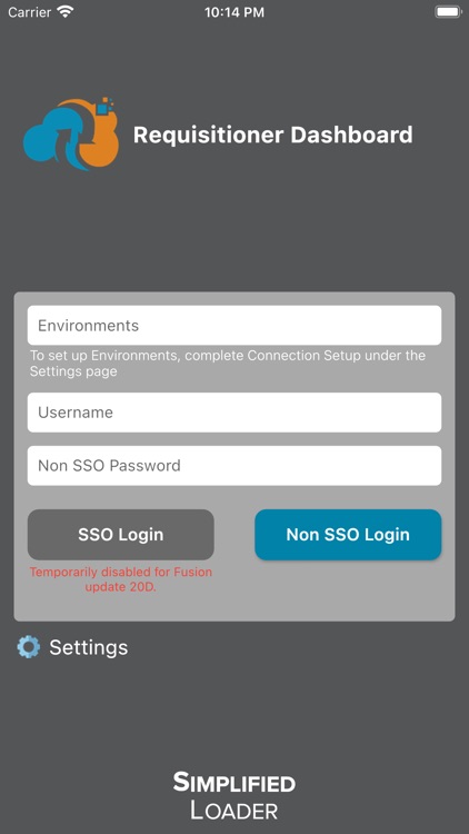 SL Requisitioner Dashboard