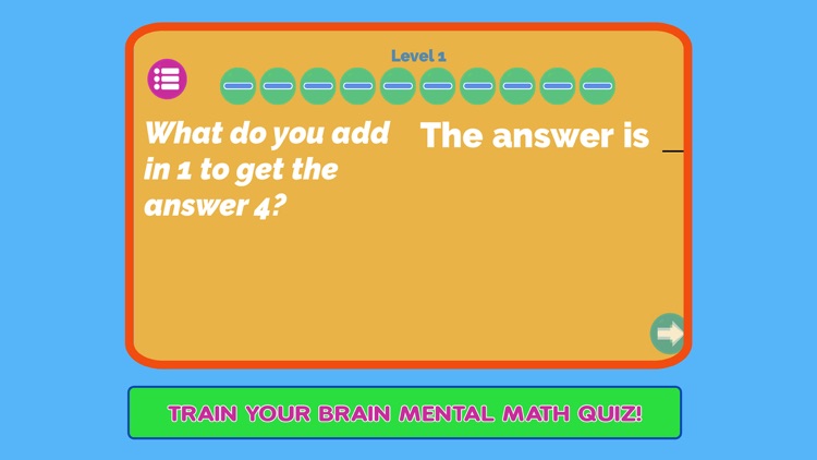 Learn Mental Math Quiz Games