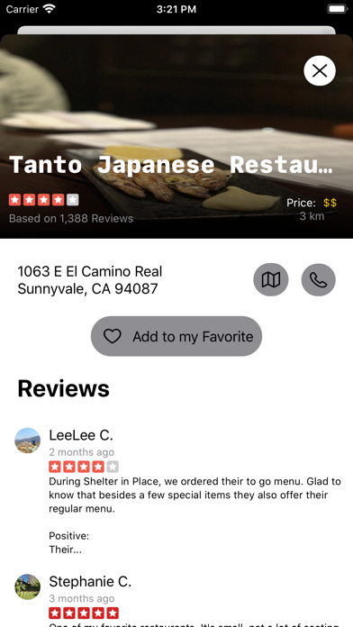 Japanese Restaurant in Yelp screenshot 3