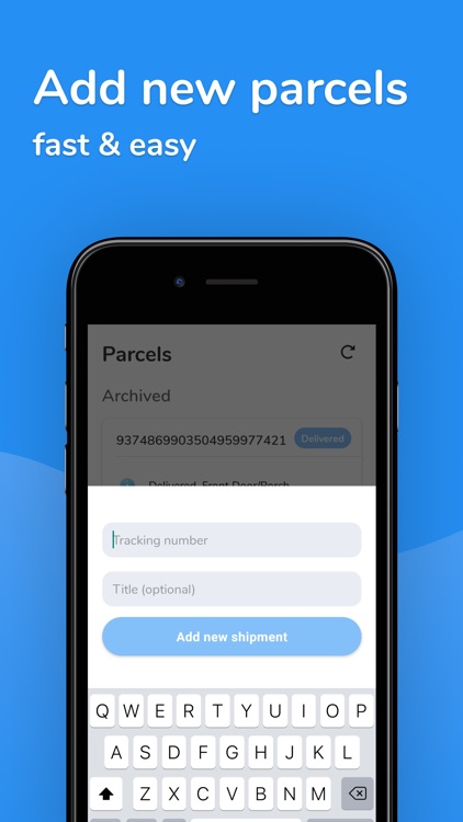 Parcel Arrive: Package Tracker screenshot-2