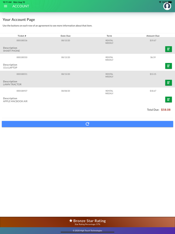 O'Downey's Customer Portal screenshot 2