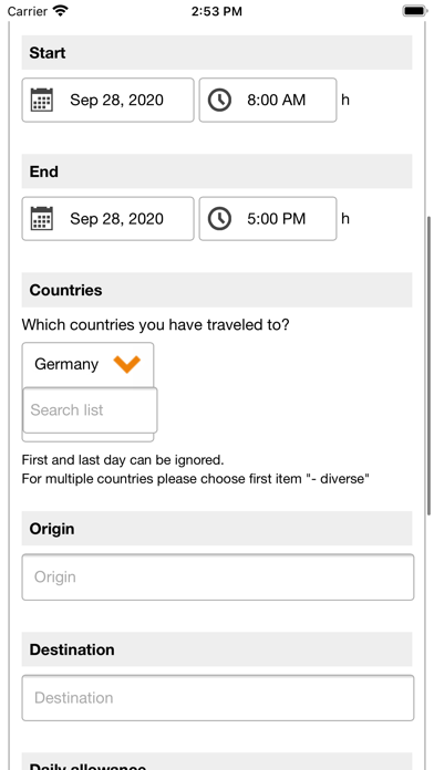 How to cancel & delete Mobile Expense Reports from iphone & ipad 2