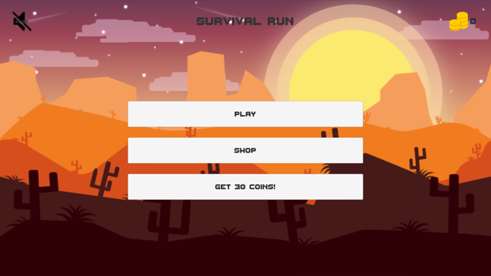 Survival Run in Desert