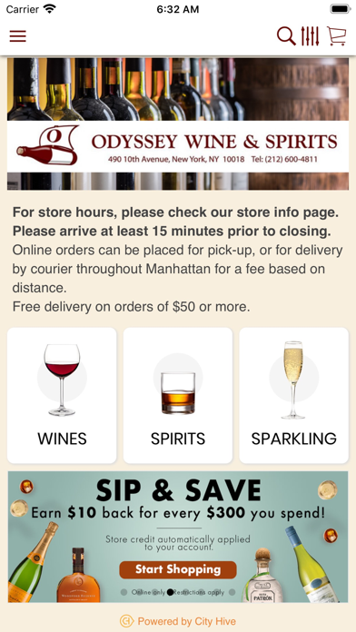 Odyssey Wine & Spirits screenshot 2