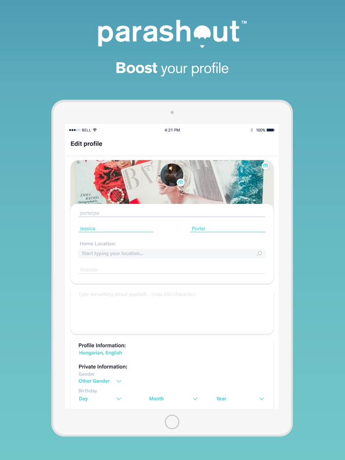 Parashout Local community app