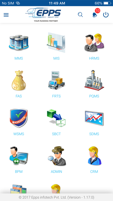 EPPS SMART ERP screenshot 2