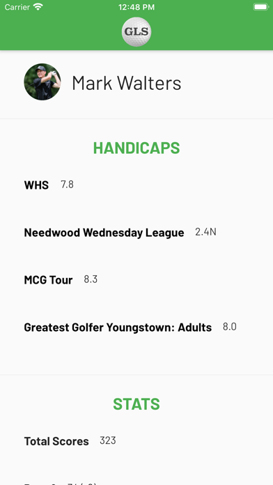 GolfLeagueSite screenshot 3