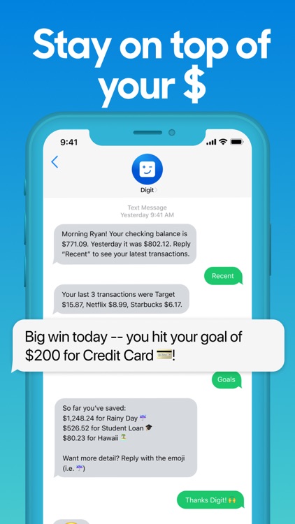 Digit: Save Money. Pay debt. screenshot-5