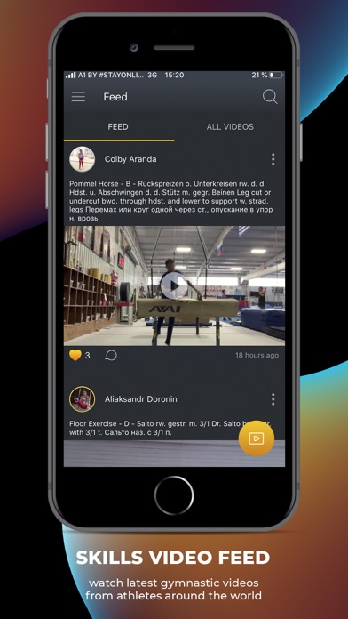 GYMES - app for gymnastics screenshot 4