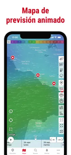 Screenshot 4 Windfinder Pro: Viento, Tiempo iphone