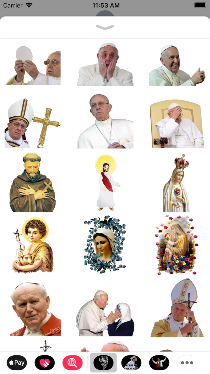 Jesus Stickers Christian Emoji