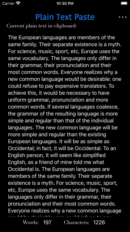 Plain Text Paste screenshot-3