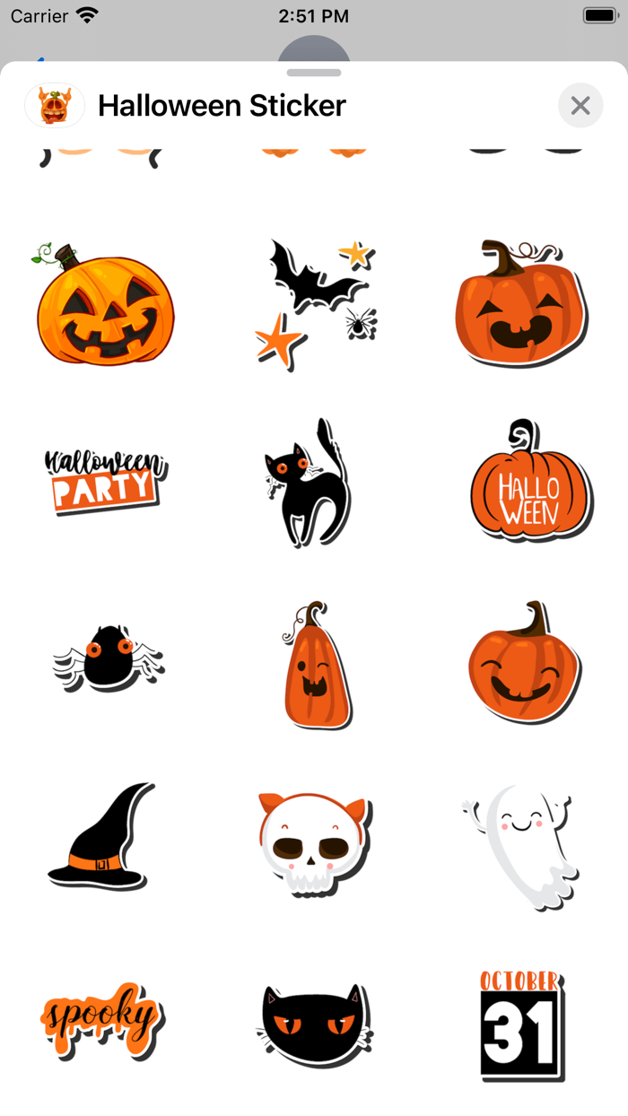 New Halloween Stickers Pack