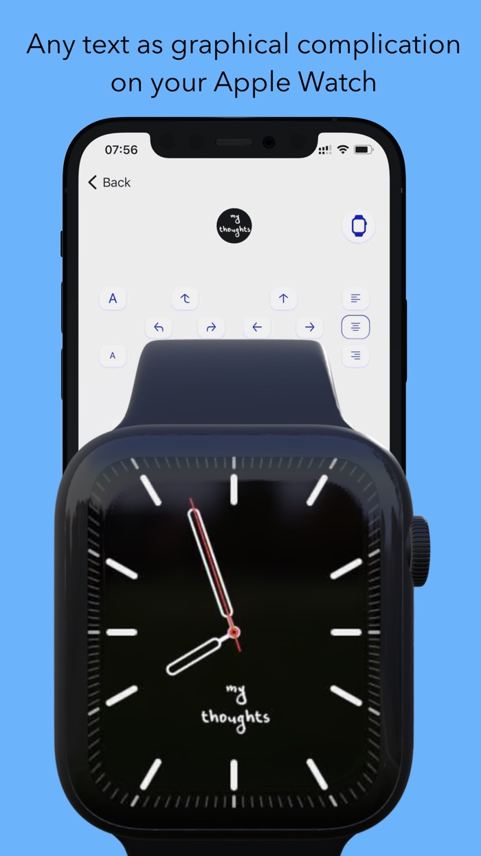 Inscribed - words on watch