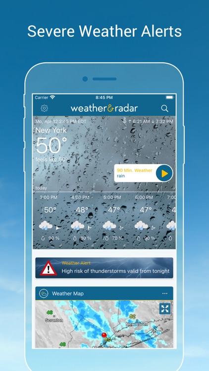 Weather & Radar - Storm alerts screenshot-4