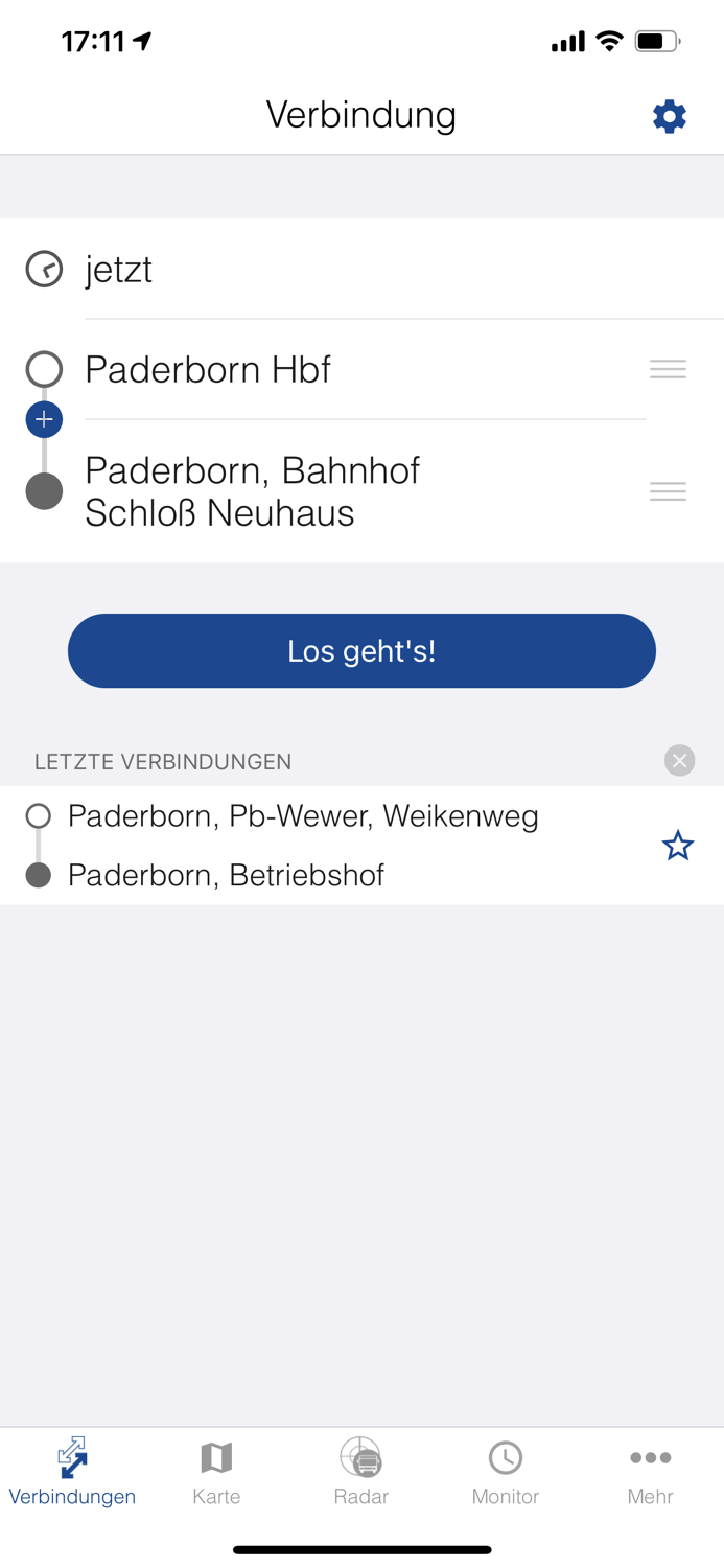 PaderSprinter Kompass