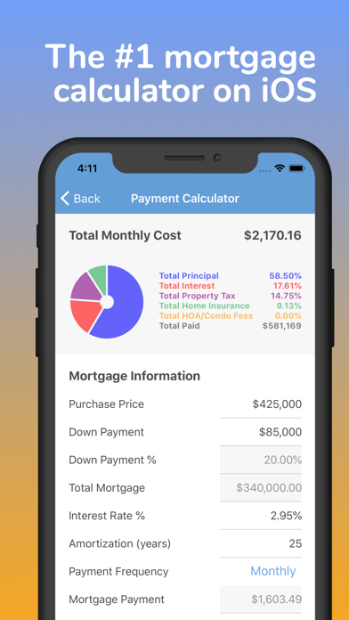 Mortgage Pal - Loan Calculator screenshot