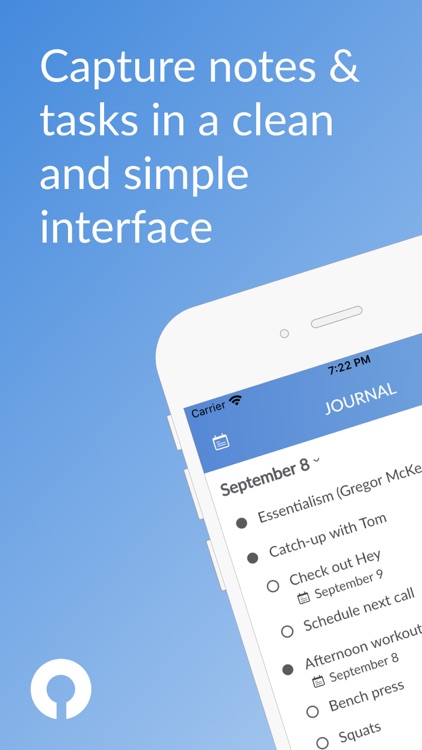 Faden: Journal, notes & tasks