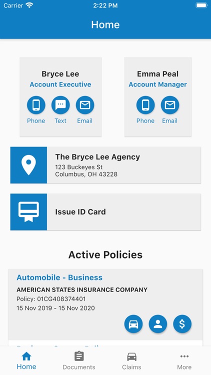 Ephlin Insurance - Mobile App