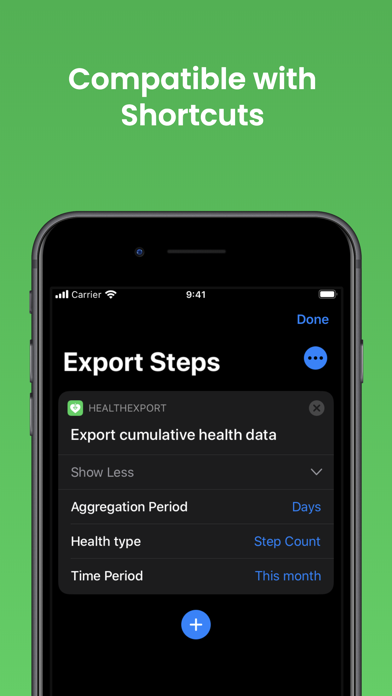Health Export CSV screenshot 4