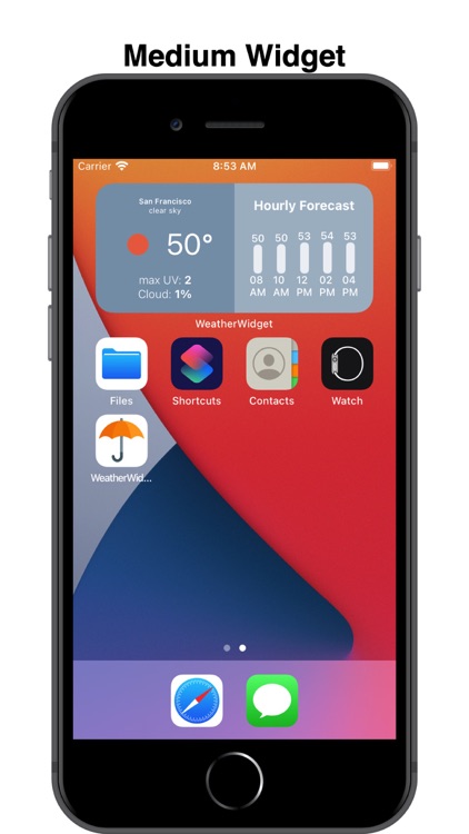 WeatherWidget: Quick Glance