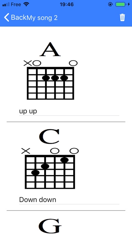 Guitar Chords Memo