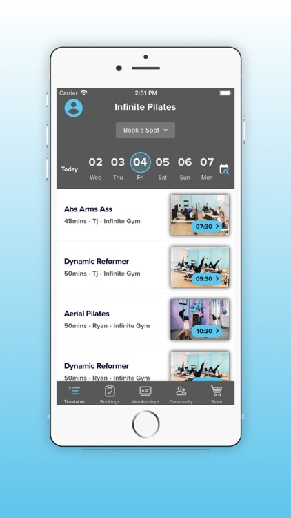 Infinite Pilates App