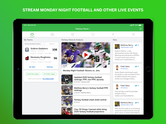 ESPN Fantasy Football screenshot