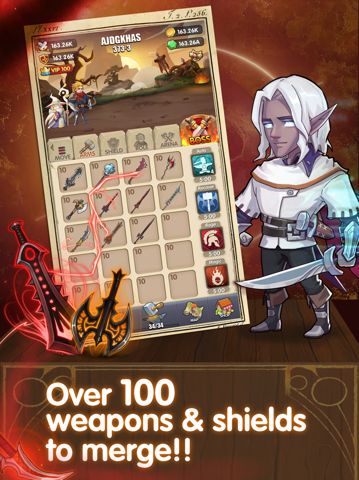 Merge Hero - Idle Battle Clash