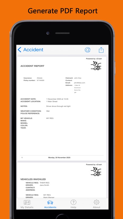 Accident Report Pro - xCrash