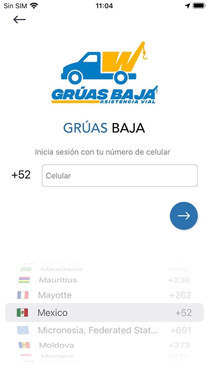 Grúas Baja App