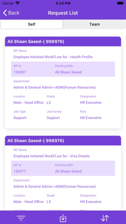 PurpleEmployee screenshot-5