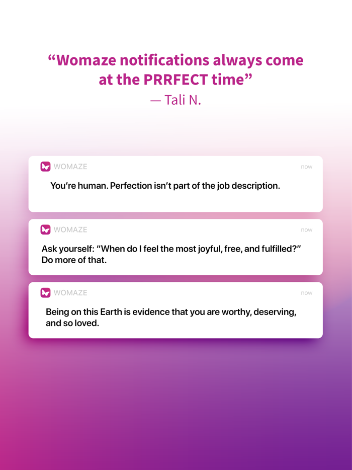 Womaze Self-Care  Motivation