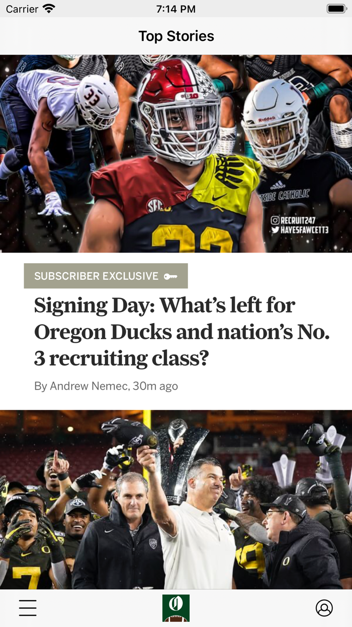 Ducks Football News