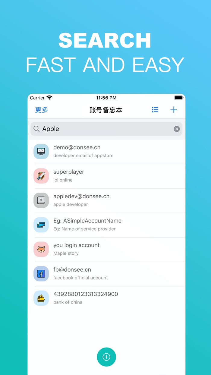 MACUT-Encrypted save accounts