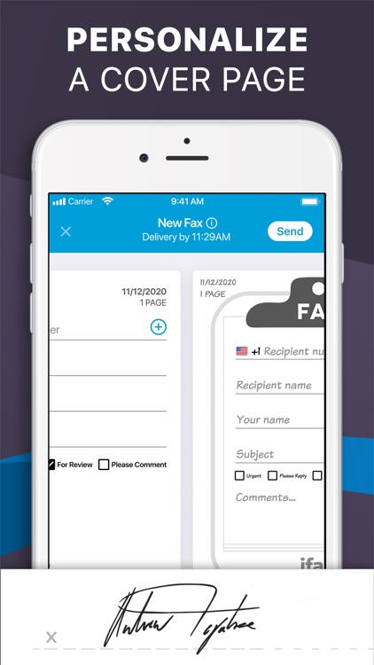 iFax: Fax from iPhone ad free screenshot-3