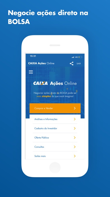 CAIXA Ações Online screenshot-3