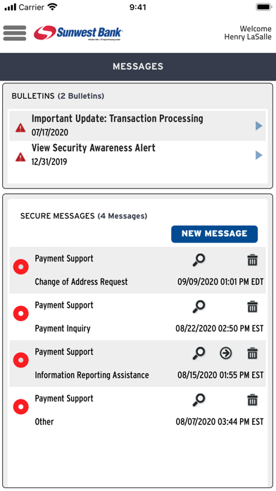 How to cancel & delete Sunwest Biz Mobile Banking from iphone & ipad 2