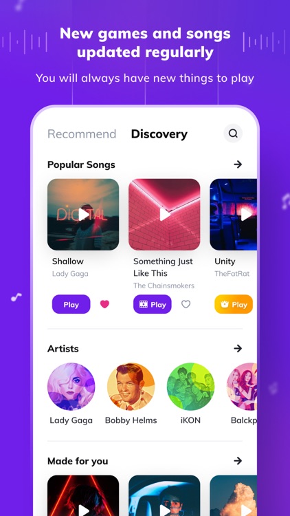 Game of Songs - Music Gamehub
