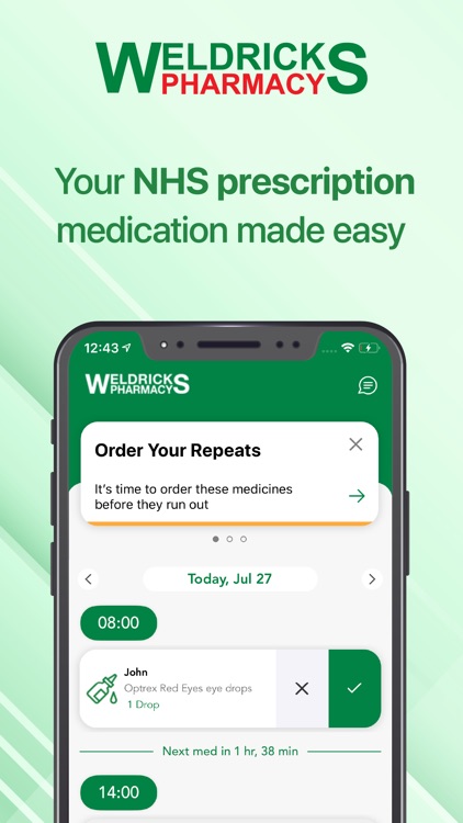 Weldricks: NHS Prescriptions