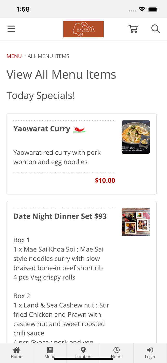 Daughter Thai Kitchen  Bar